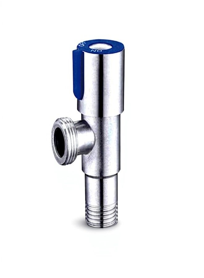 صمام زاوية | صمام مثلث ثلاثي الاتجاهات للماء البارد DN15 مصنوع من الفولاذ المقاوم للصدأ 304 | تحكم متين لحنفيات المنزل، دقة في التدفق | دليل تدفق، تشغيل منخفض الضوضاء، لا يحتاج إلى صيانة - Image 3